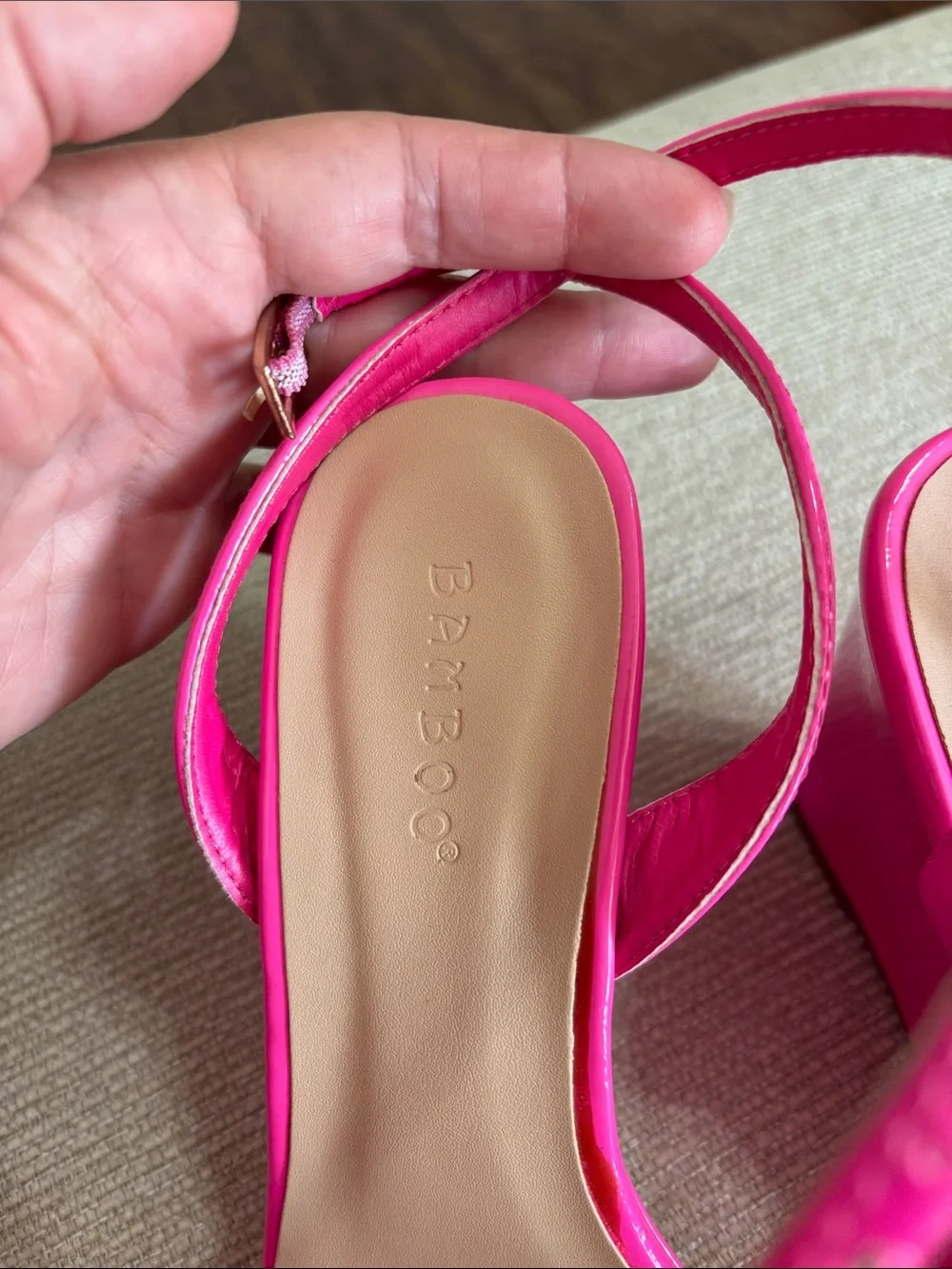 BAMBOO shiny patent